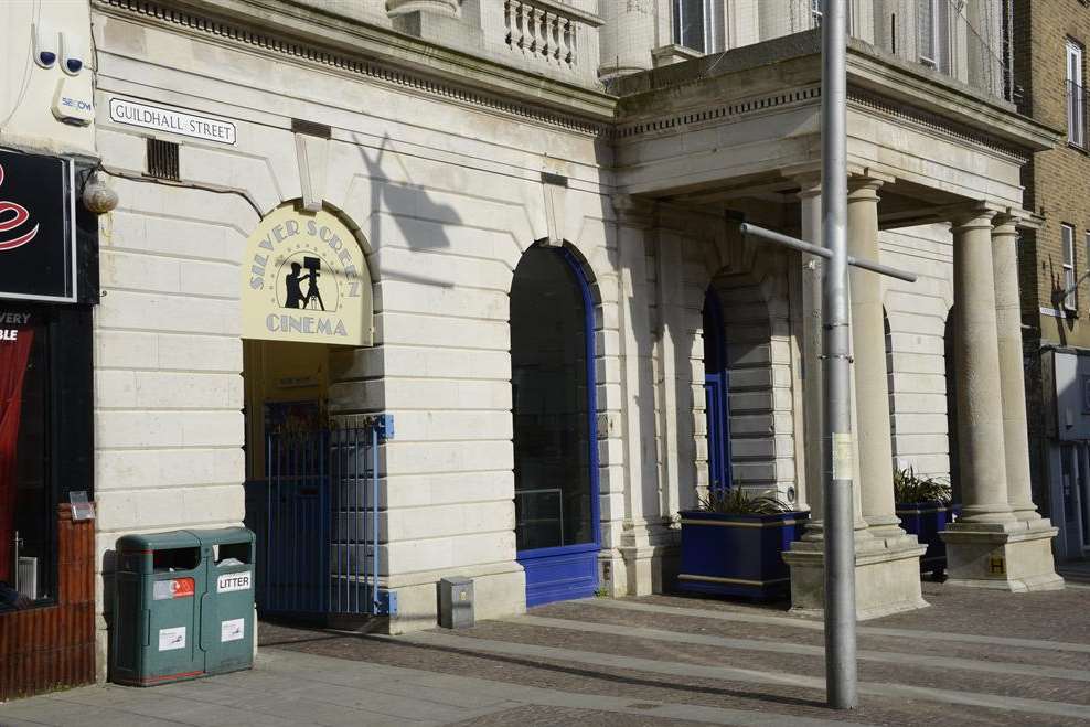 Folkestone's Silver Screen Cinema - would-be thieves caused £200 damage.