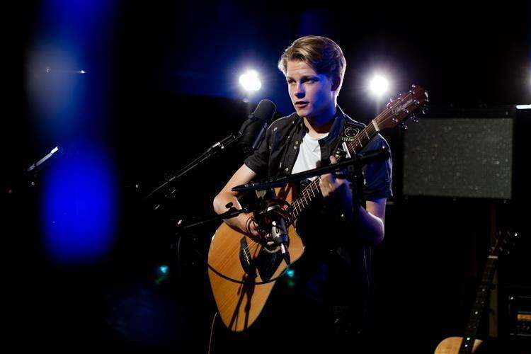 Cooper Stout performs on CBBC's Got What It Takes? Picture copyright BBC