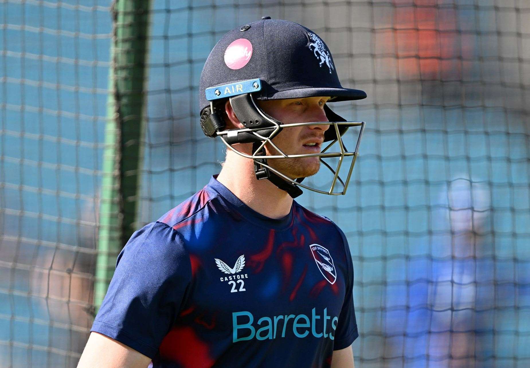 Jordan Cox – took three catches and ran-out Ollie Price in Kent Spitfires’ seven-wicket win over Gloucestershire in Bristol on Saturday night. Picture: Keith Gillard