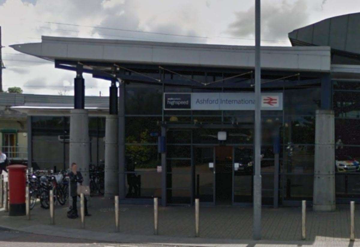 British Transport Police are investigating after being called to Ashford International Station. Picture: Google