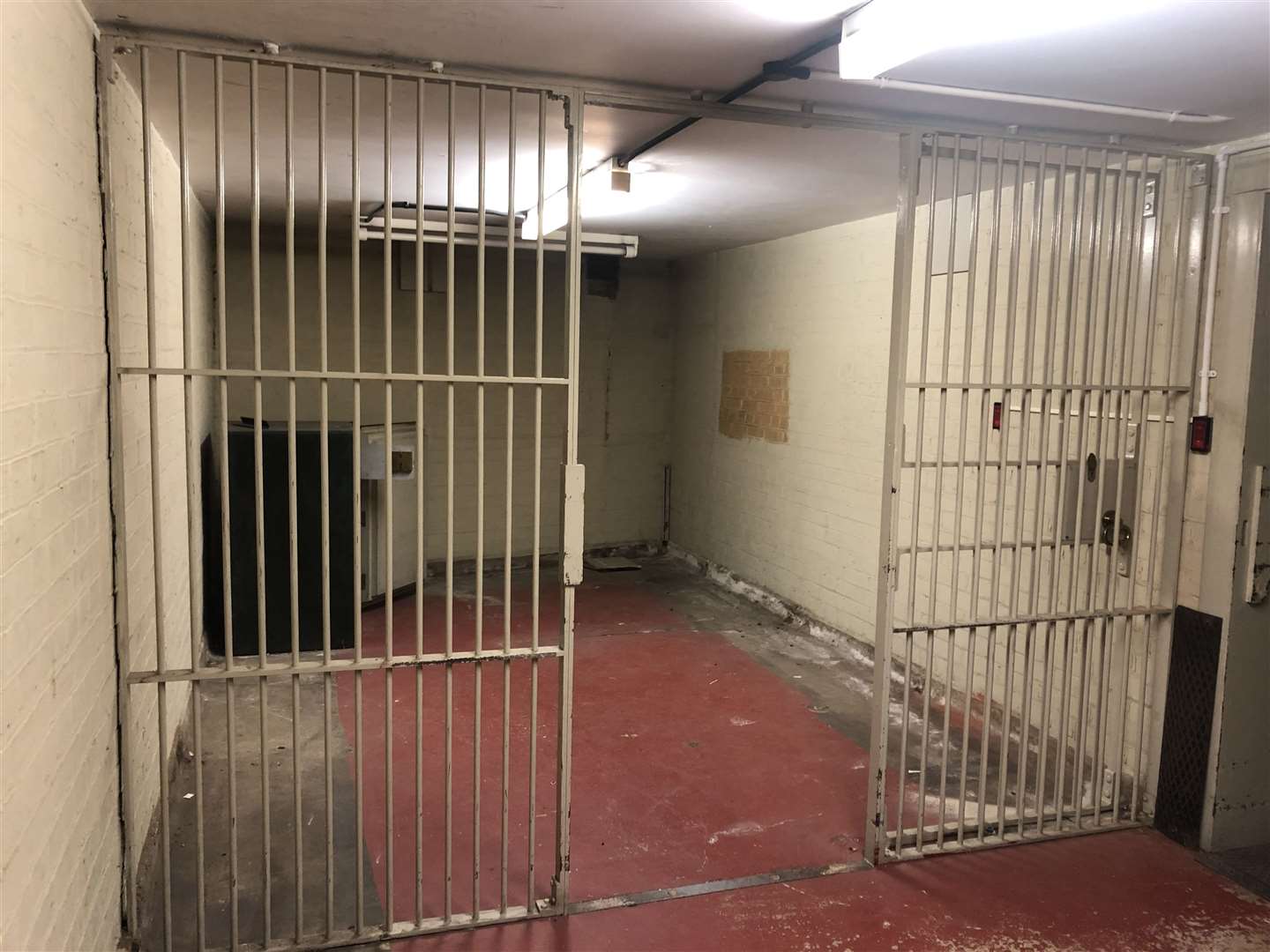 Inside the vaults at the former bank which is planned to be storage or a beer tasting room.