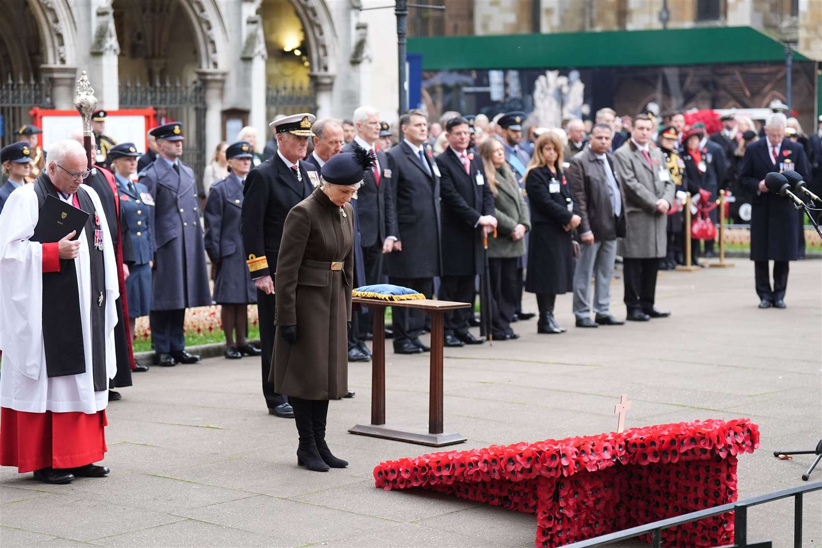 The event at Westminster Abbey was attended by more than 1,000 guests (James Manning/PA)