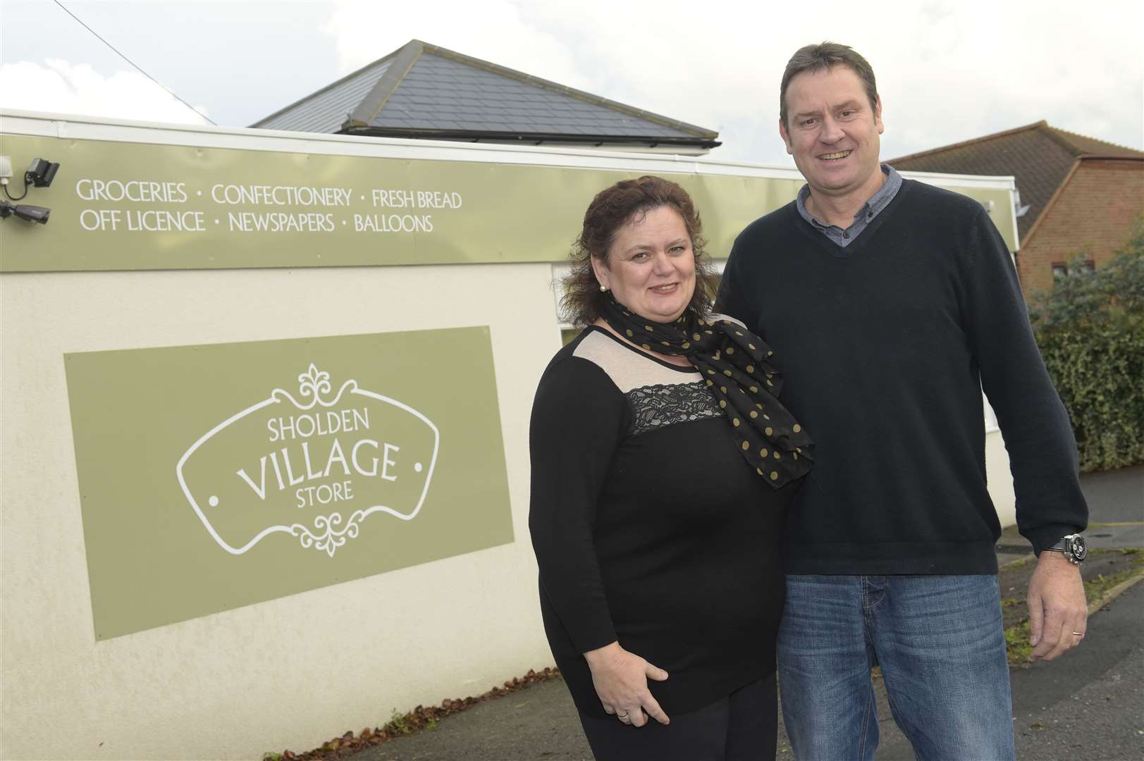 Sylvia and Martin Sims pictured at the official store opening in November 2016 Picture: Tony Flashman