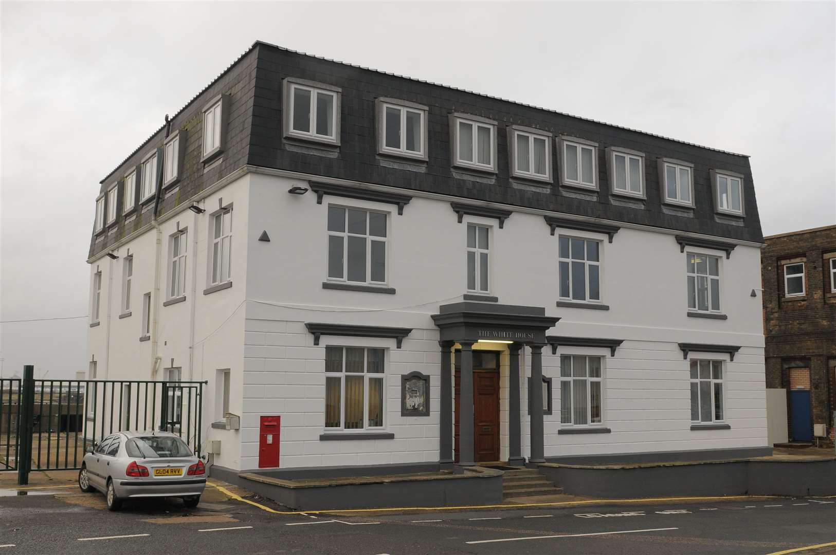 The White House in Clifton Marine Parade, Gravesend - formerly the main office of the bombed Imperial Paper Mill. Picture: Steve Crispe