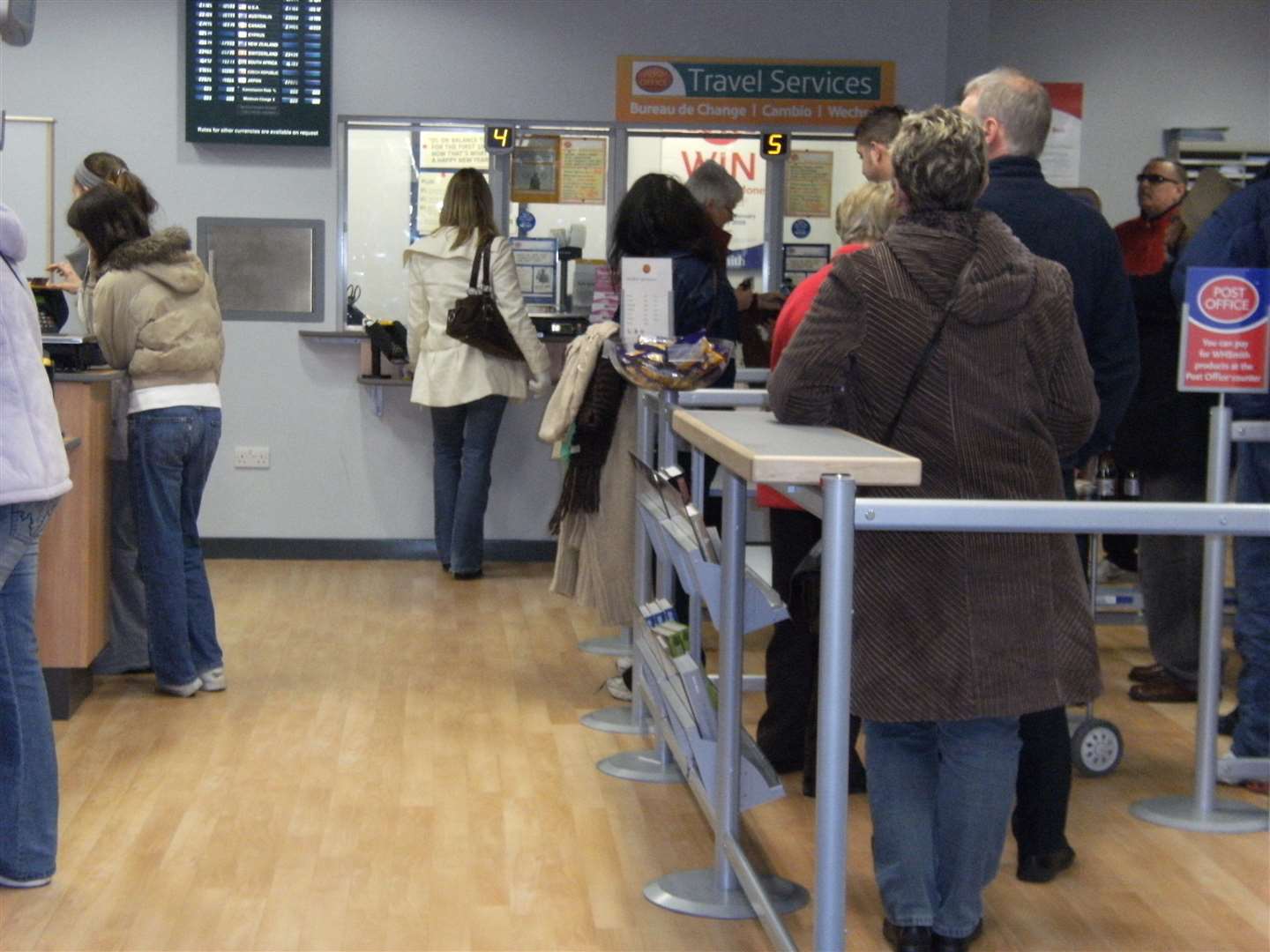 The Post Office within WHSmith will be closing