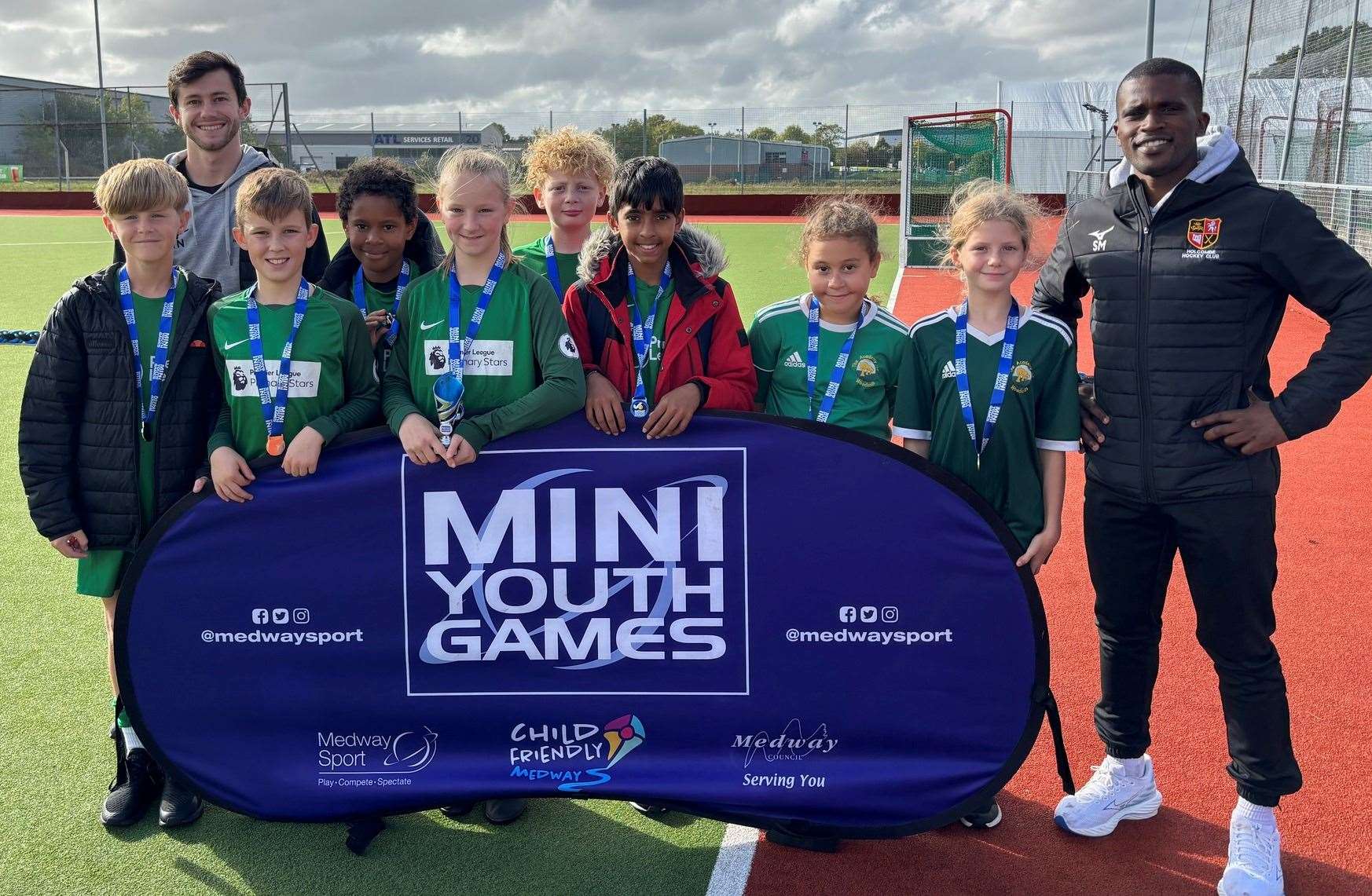 The Academy of Woodlands pupils at the Medway Mini Youth Games Hockey Champions Series