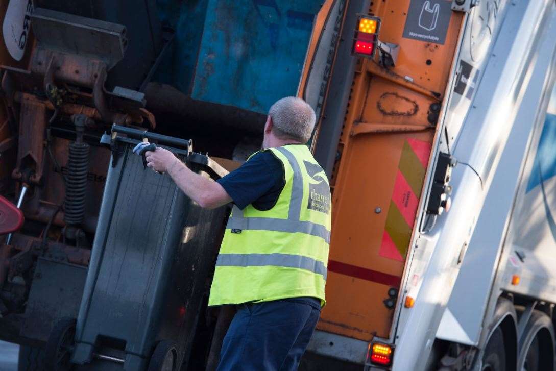 Binman, stock pic. Pic: Thanet District Council