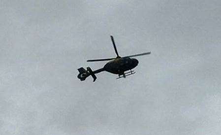 Police helicopter. Stock picture (13246409)