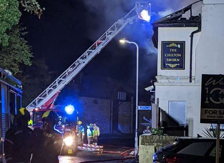 The Chilton Tavern in Ramsgate was badly damaged by a fire in October 2022