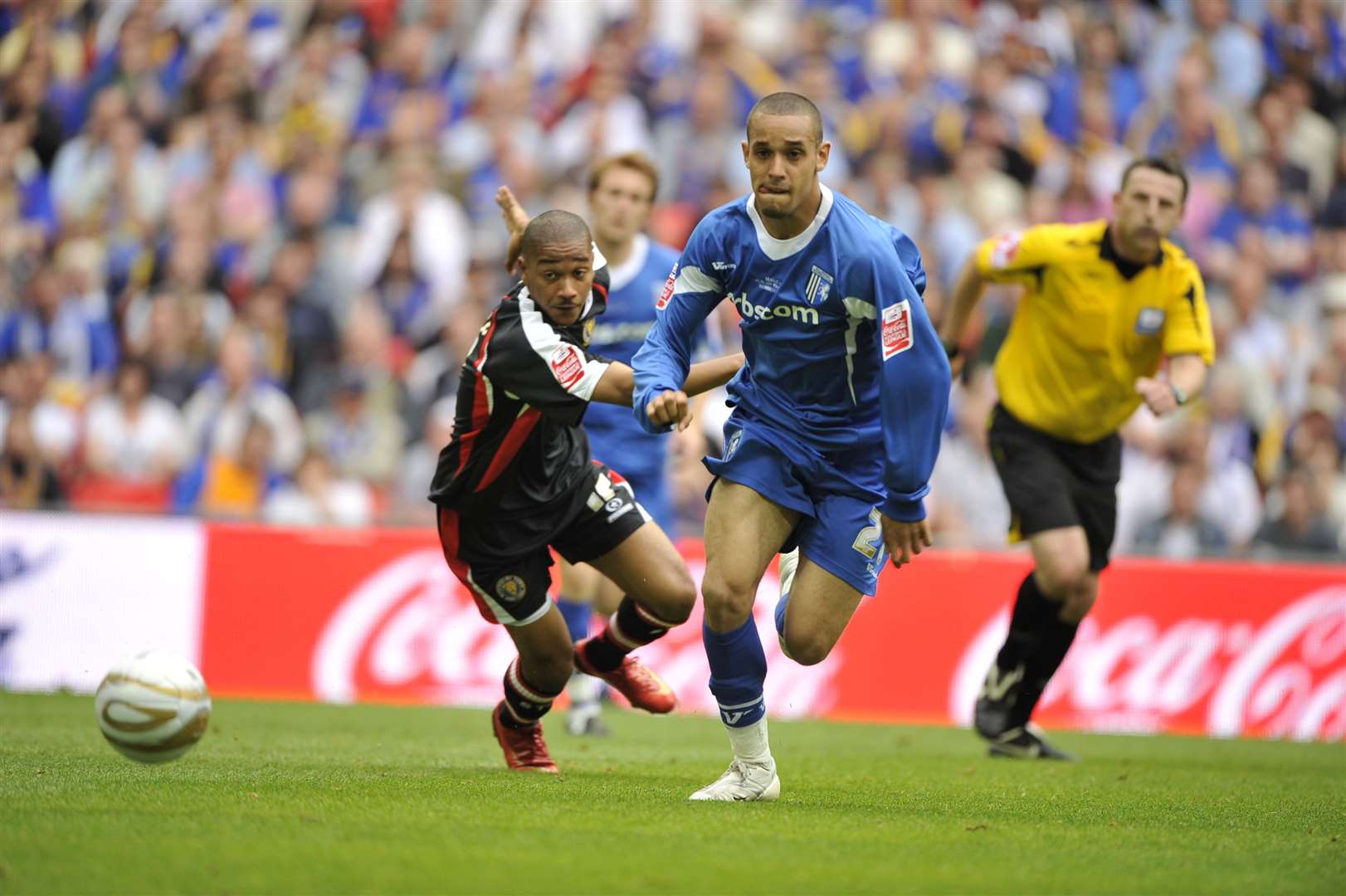 Curtis Weston helped the Gills win promotion in 2009. He'll be lining-up against his old team in the FA Cup. Picture: Barry Goodwin