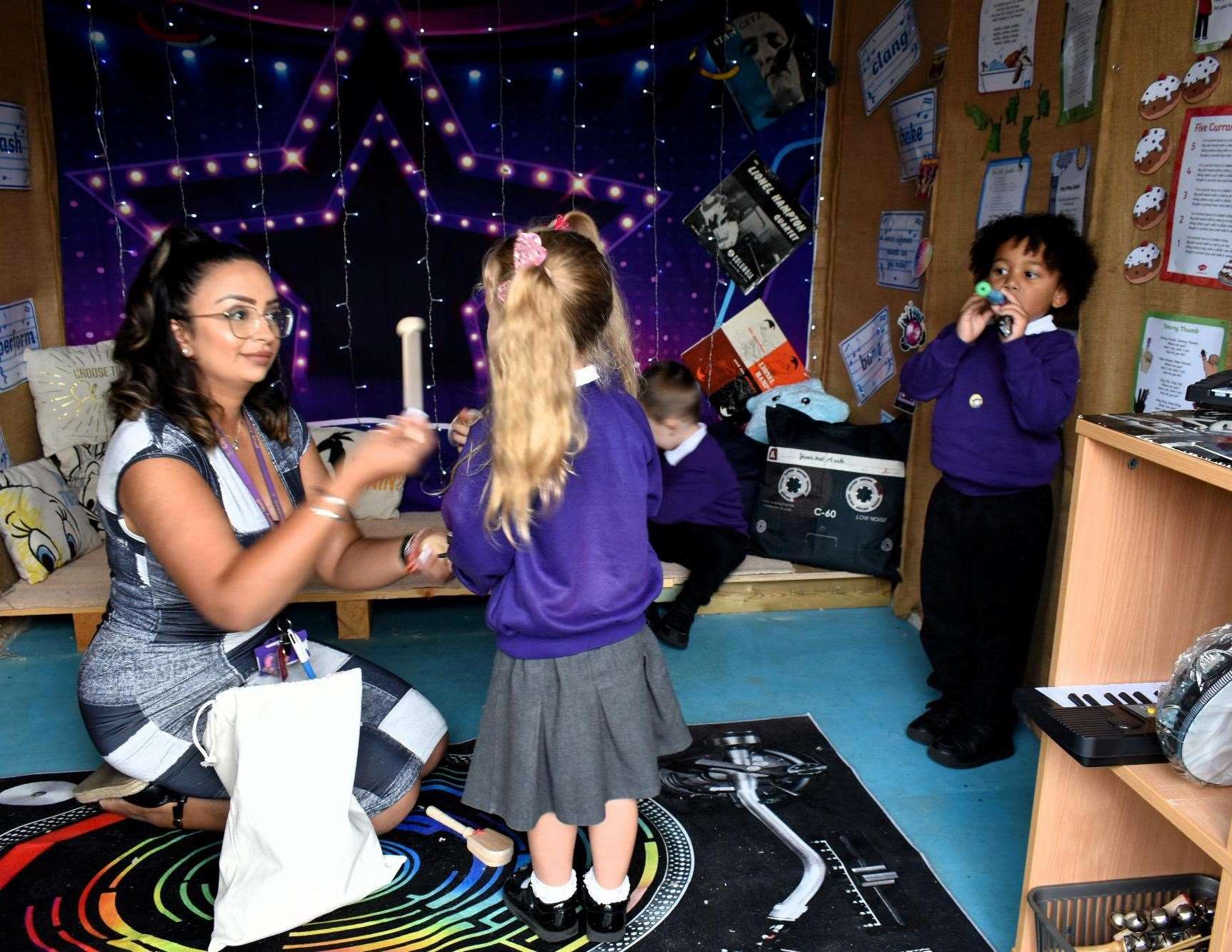 Jass's Music Hut at Copperfield Academy in Dover Road, Gravesend. Picture: Kam Virdee