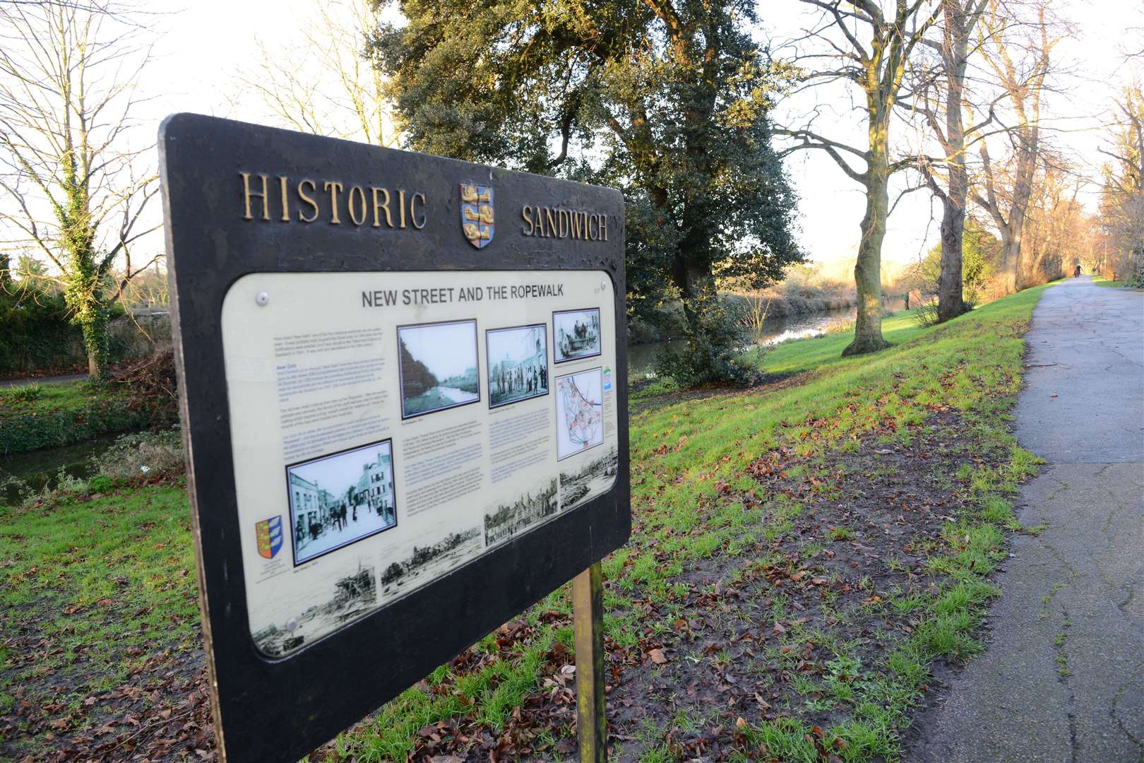 The Rope Walk in Sandwich close to where the fish were spotted Picture: Gary Browne