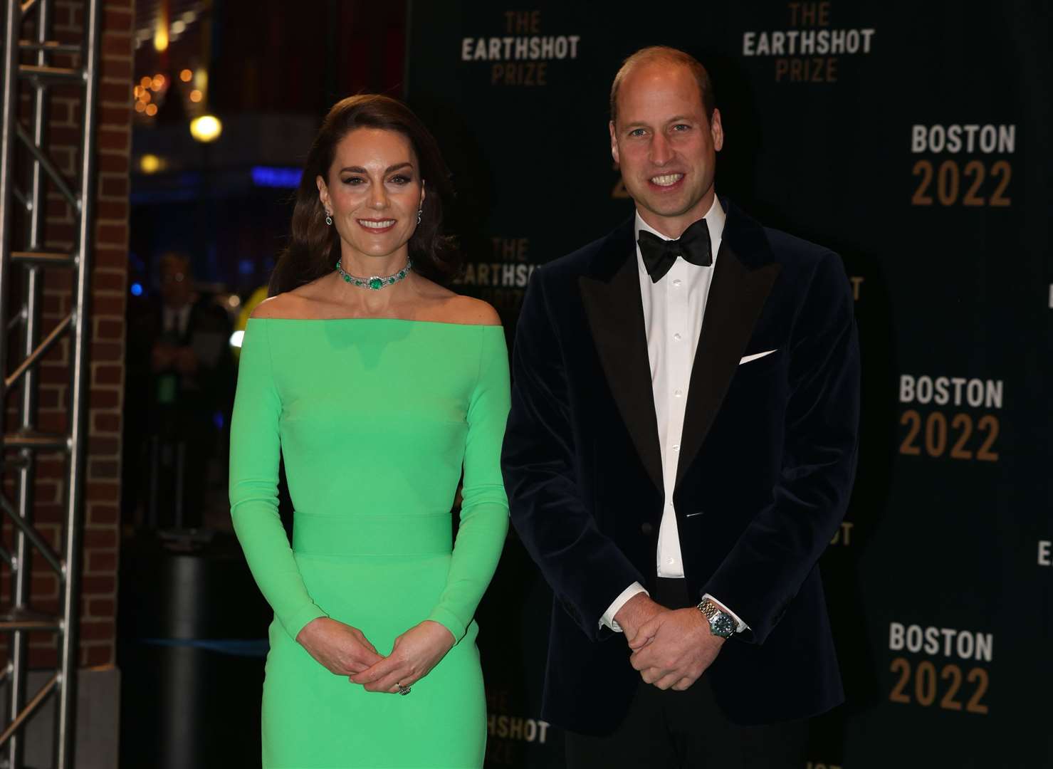 The Prince and Princess of Wales attend the second annual Earthshot Prize in 2022 in Boston (Ian Vogler/Daily Mirror/PA)