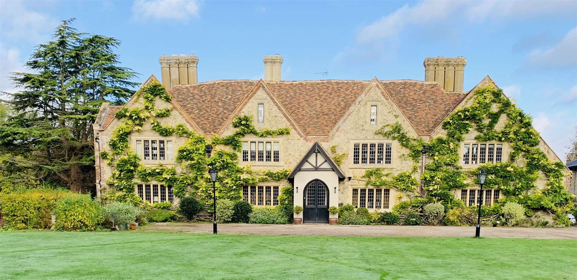 Boys Hall in Willesborough has been transformed into a 10-bedroom boutique hotel. Picture: Sideways Media