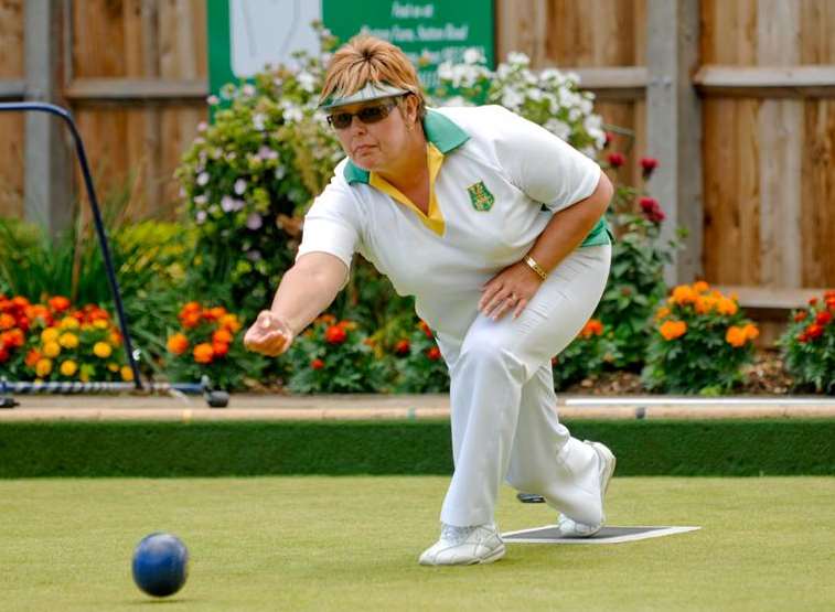 Bowls player Wendy King Picture: Matthew Walker