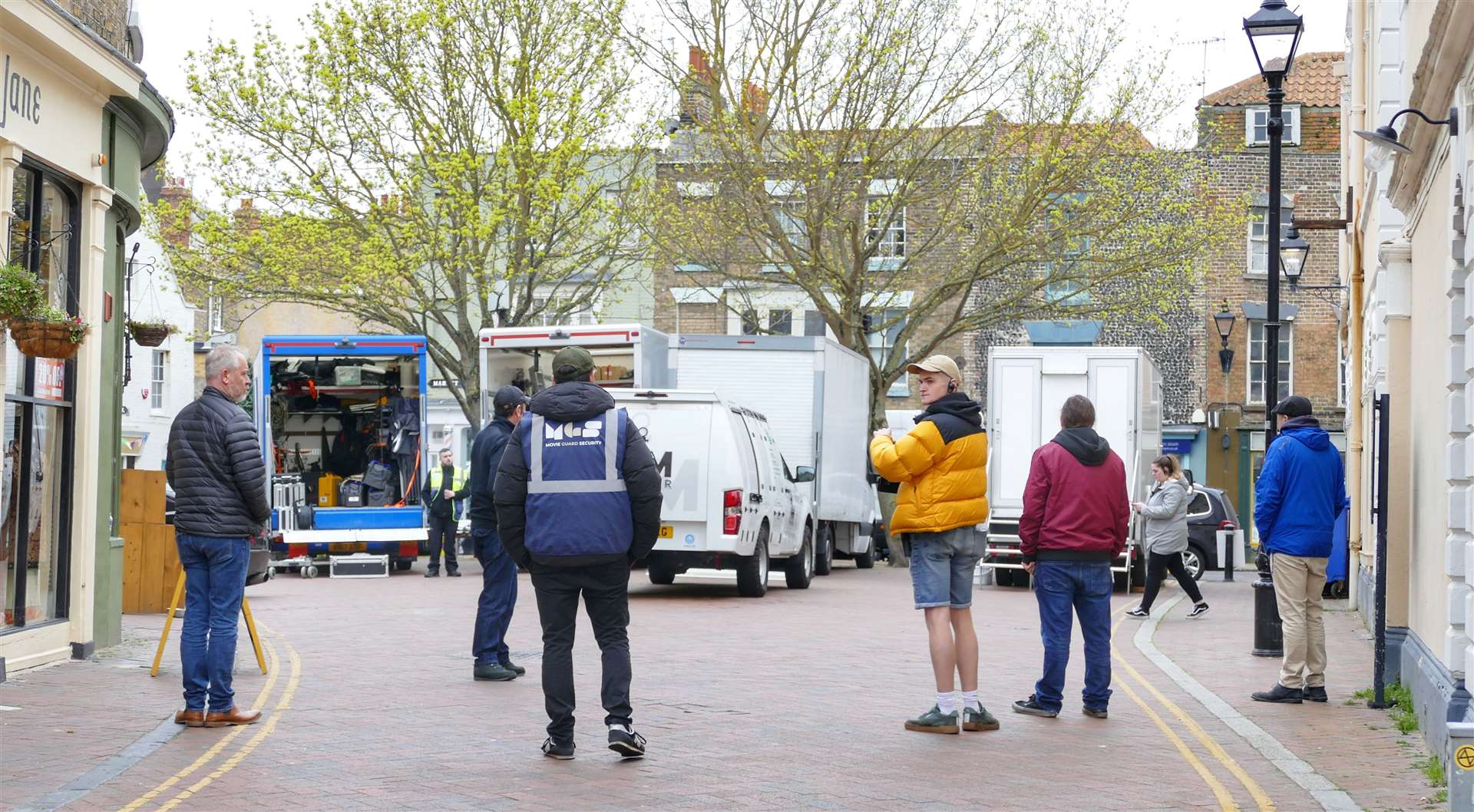 Camera crews have filled Margate Old Town. Picture: Frank Leppard