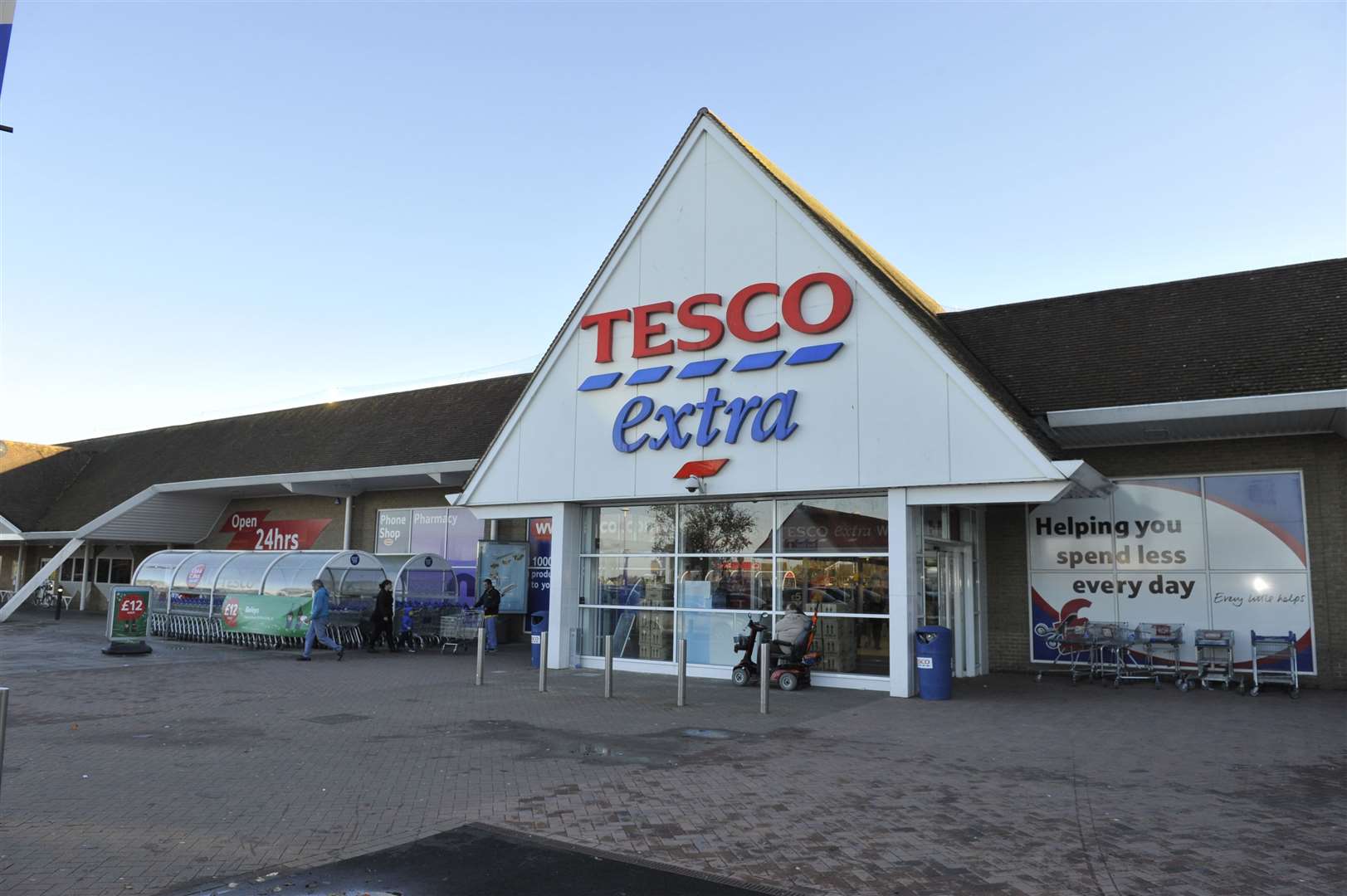 He has been banned from the Tesco Extra store in Millstrood Road, Whitstable. Picture: Tony Flashman