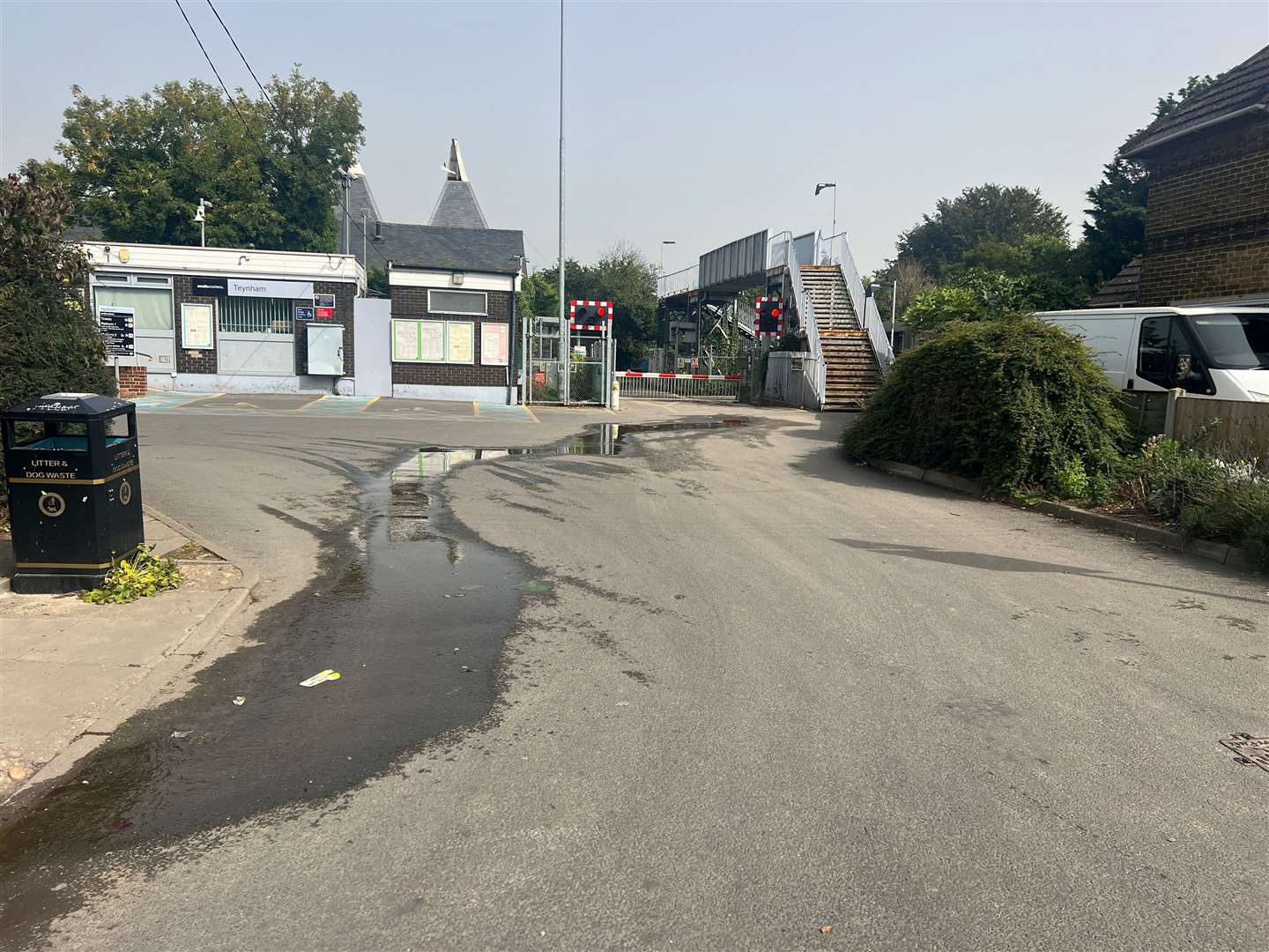 The leak by Teynham Station