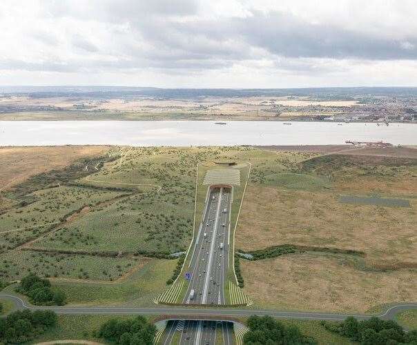 Proposed northern tunnel entrance to the Lower Thames Crossing. Picture: Joas Souza Photographer