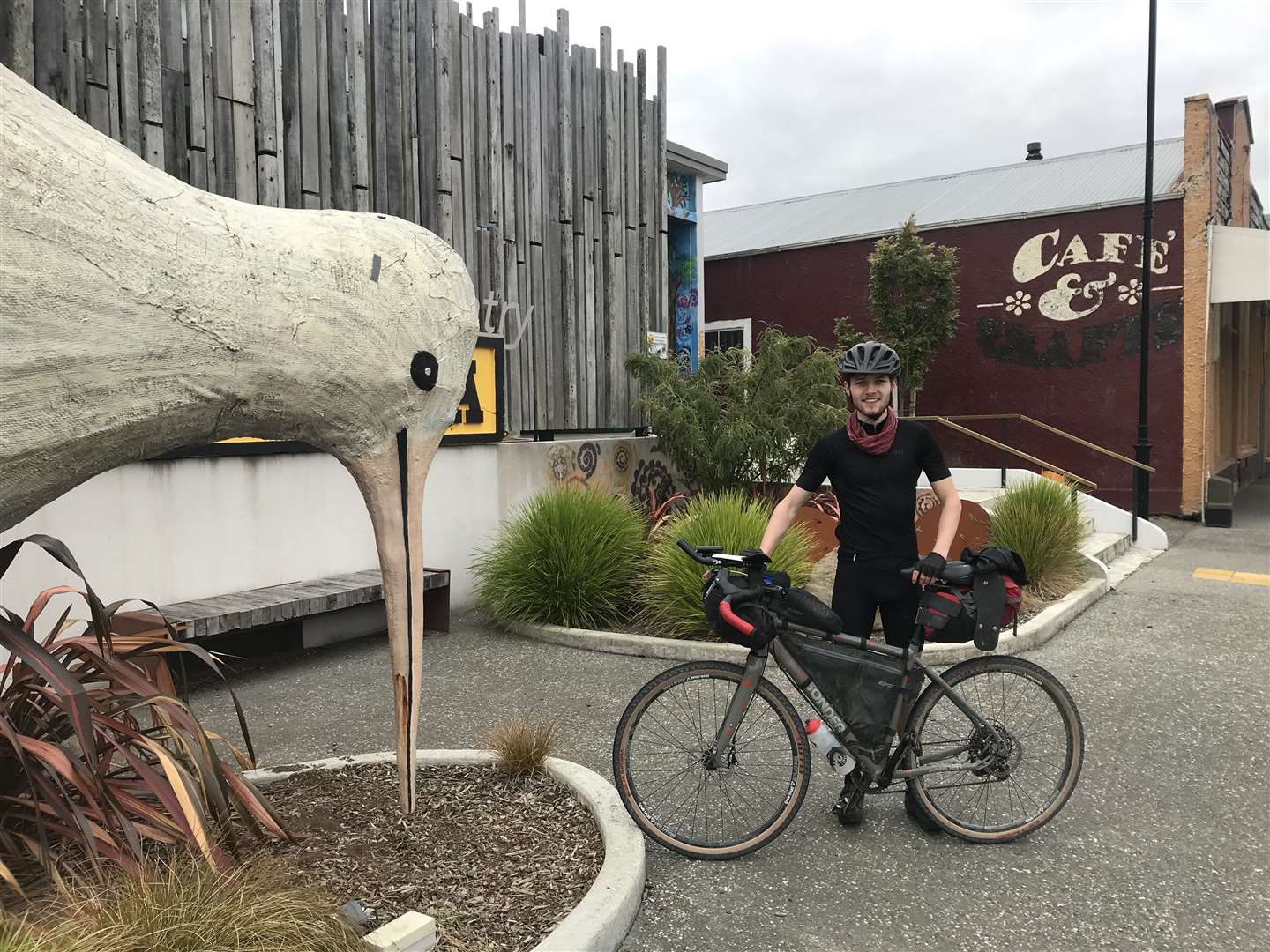 Taking a brief breather at Eketahuna