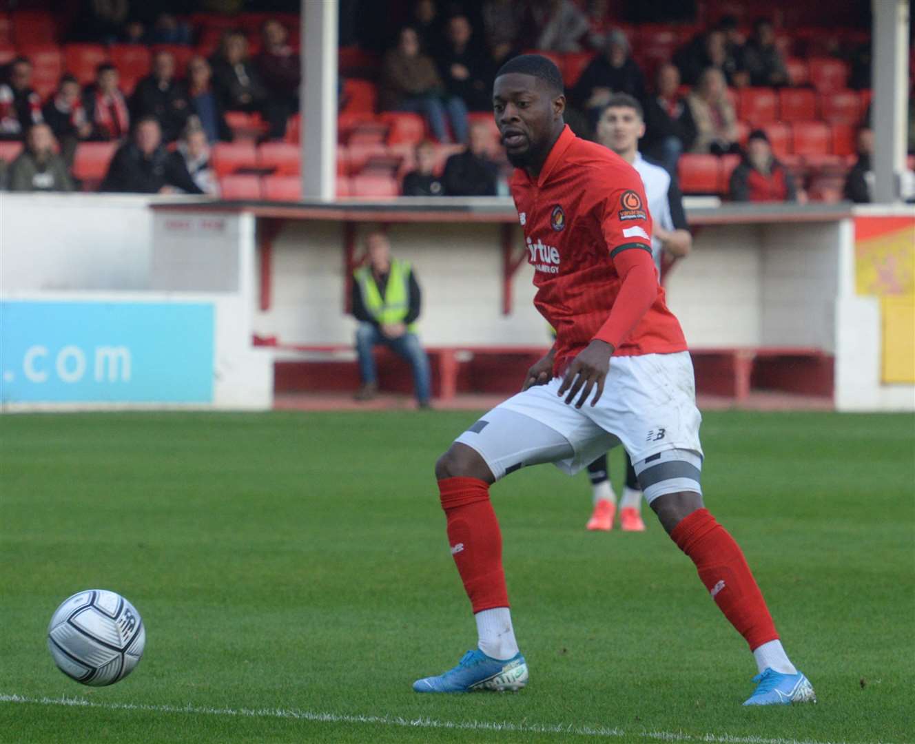 Ebbsfleet United striker Rakish Bingham Picture: Chris Davey