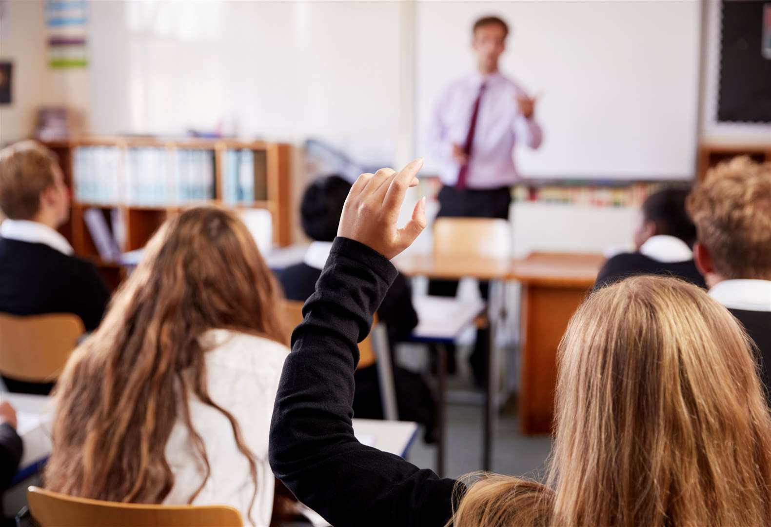 Stock image of a classroom