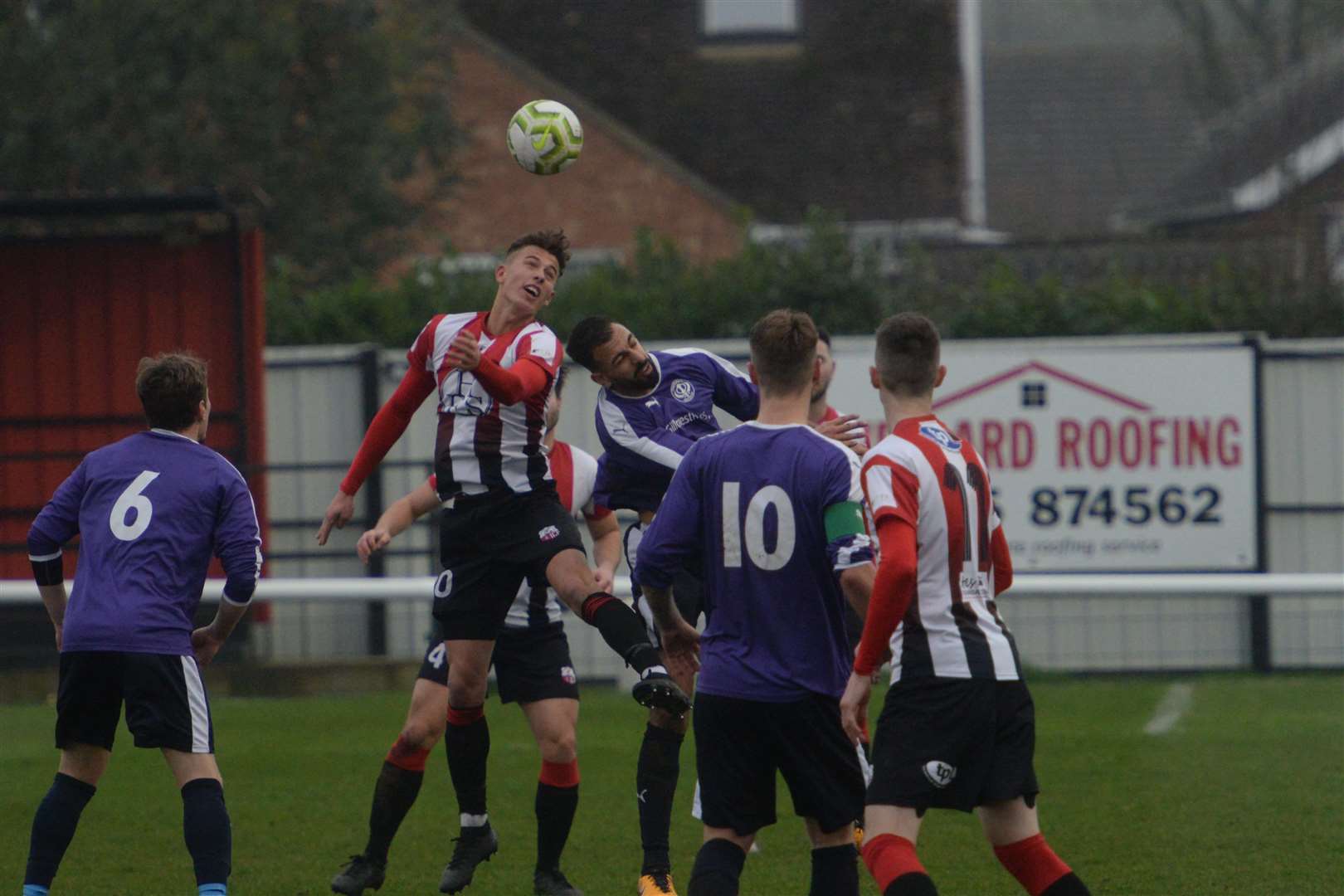 Sheppey United take on Punjab United at Holm Park. Picture: Chris Davey