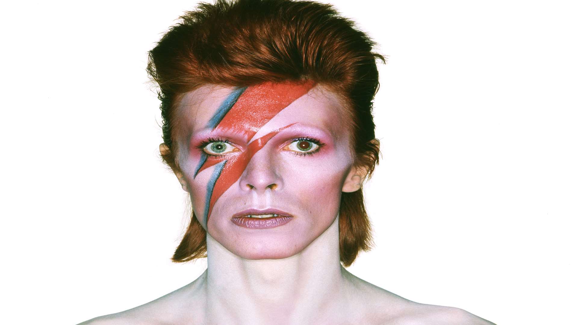 Cover shoot for 1973 album Aladdin Sane © Duffy Archive & The David Bowie