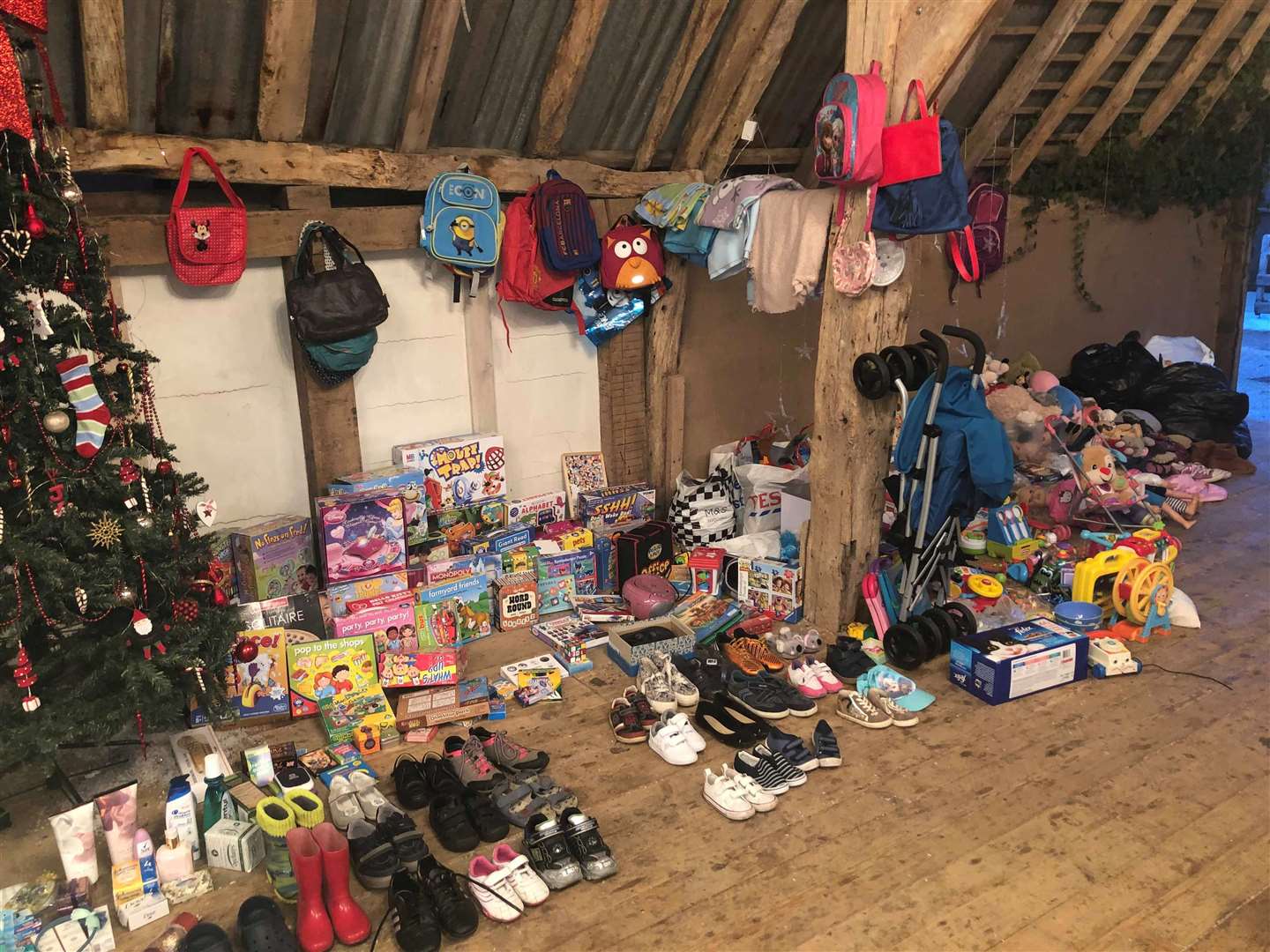 A barnful of gifts and donations (6164179)