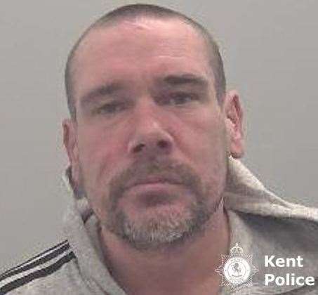 Matthew Doran was jailed following a violent attack on his parents at the family home in Gillingham. Photo: Kent Police