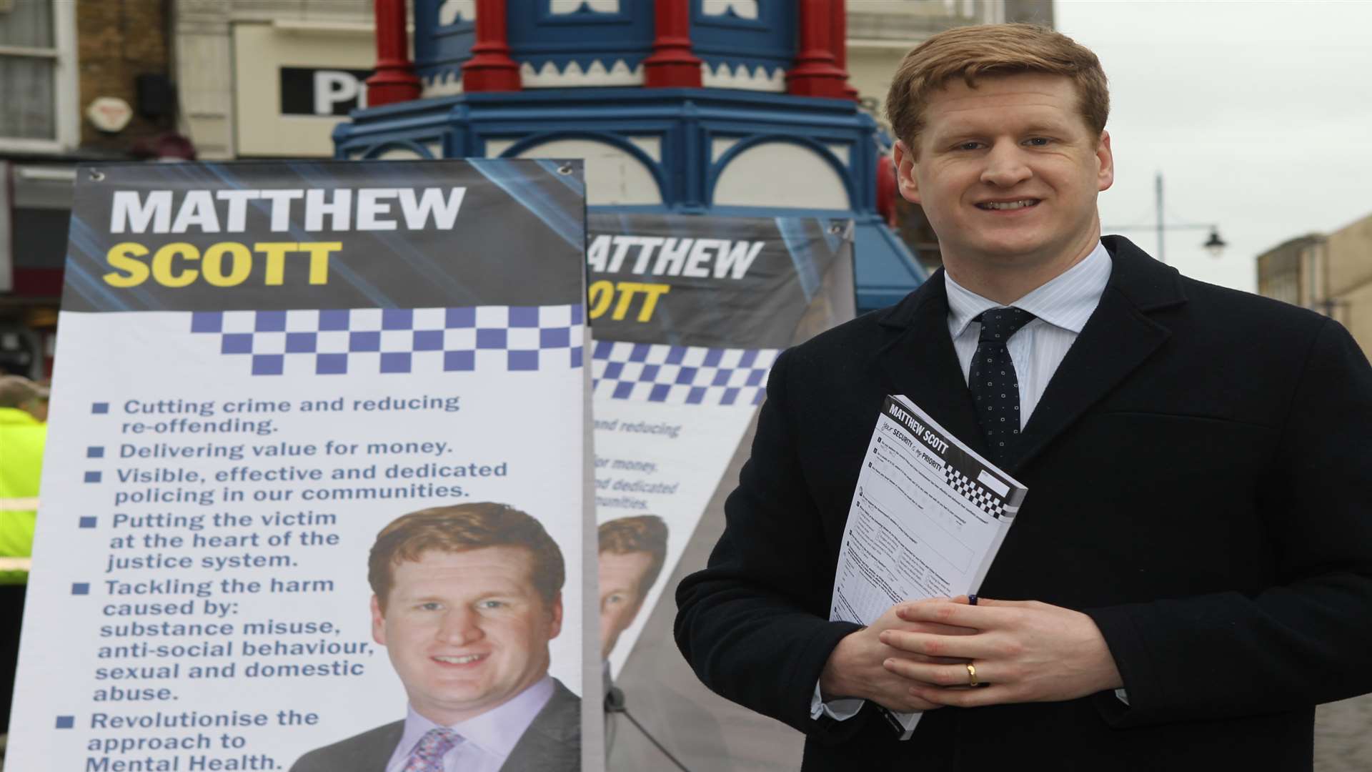 Matthew Scott, Kent's police and crime commissioner