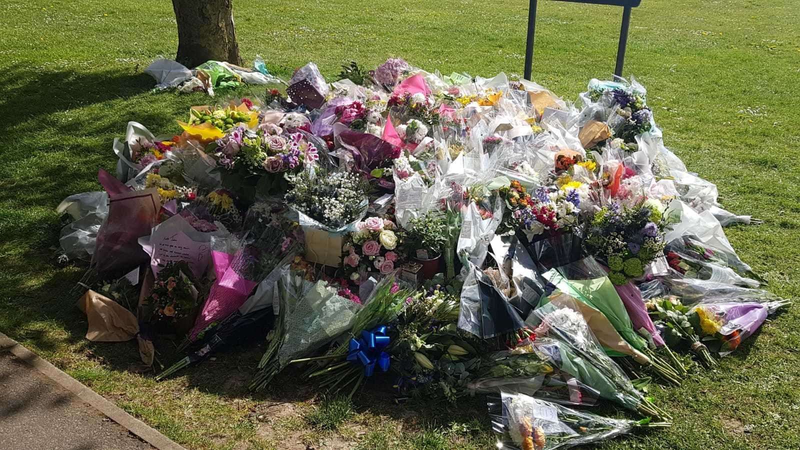 Flowers left in Aylesham for PCSO Julia James