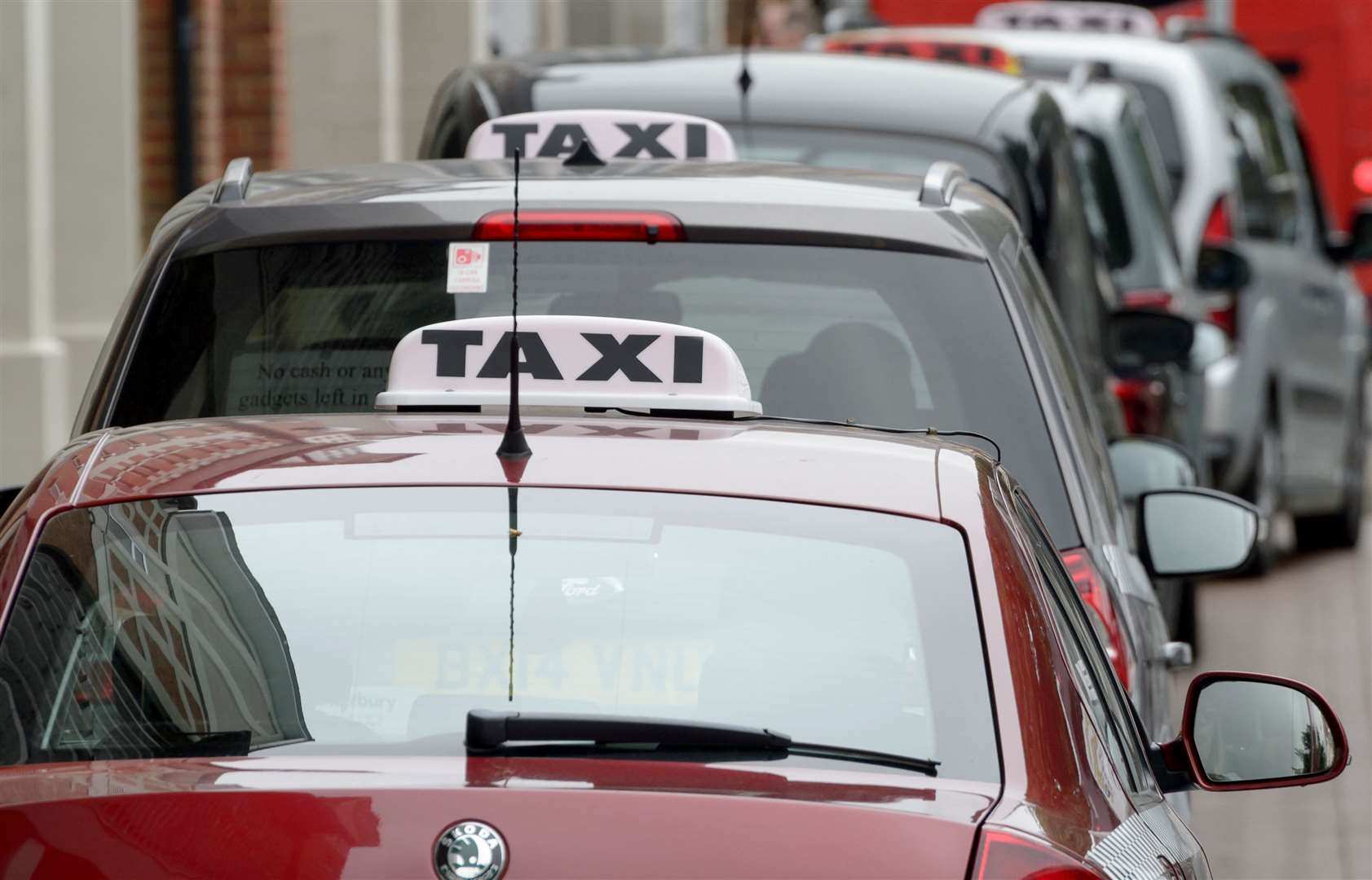 It was discovered they had been using a personalised number plate with the company name and letters ‘CAB’. Picture: Andy Payton