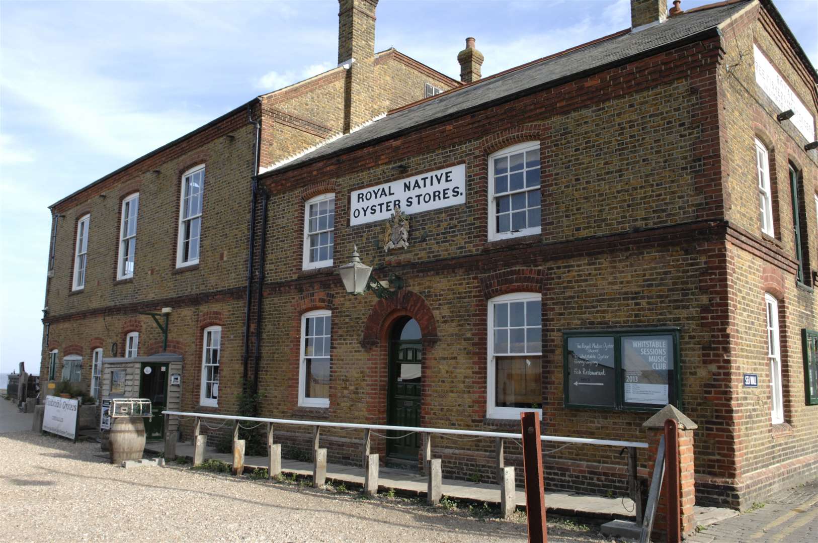 The transformation of the Royal Native Oyster Stores into a fish restaurant was a changing point for the town