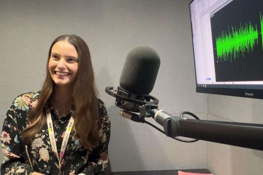 Newsreader Lucy Hickmott. Picture: Megan Carr