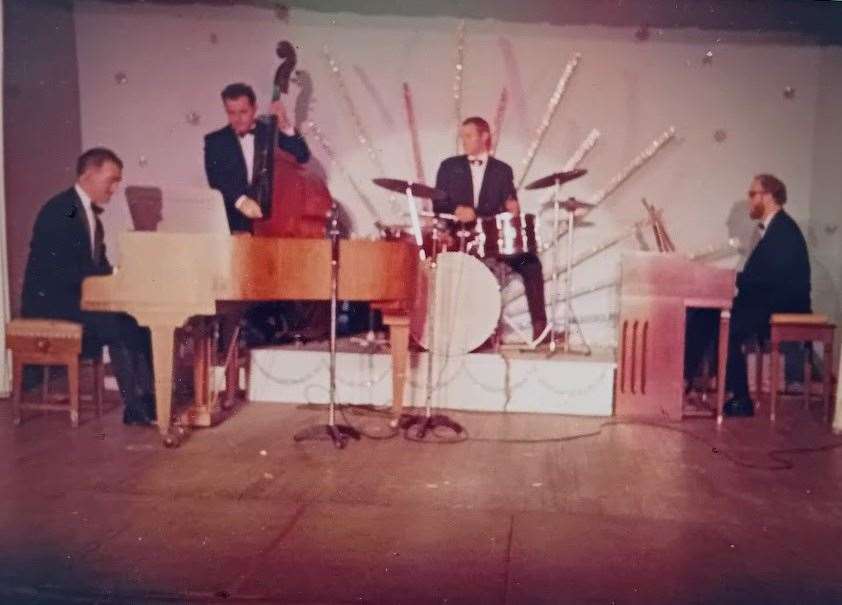 Gil Martin, pictured playing with his quartet, was a well-known musician in Thanet Picture: Gillian Martin