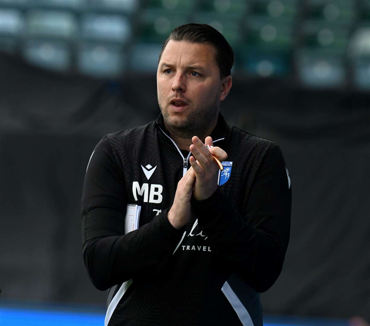 Gillingham manager Mark Bonner was back at his old club Southend on Saturday Picture: Barry Goodwin