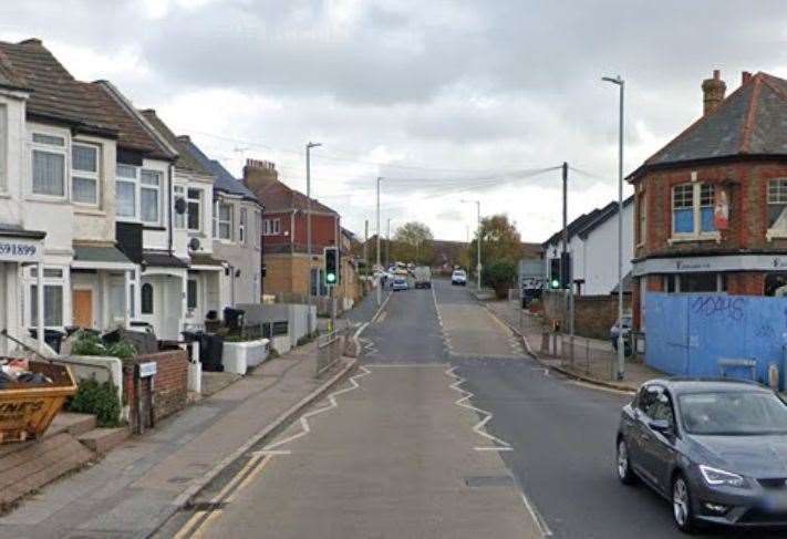 A motorcyclist was injured after a crash in Millmead Road, Margate. Picture: Google