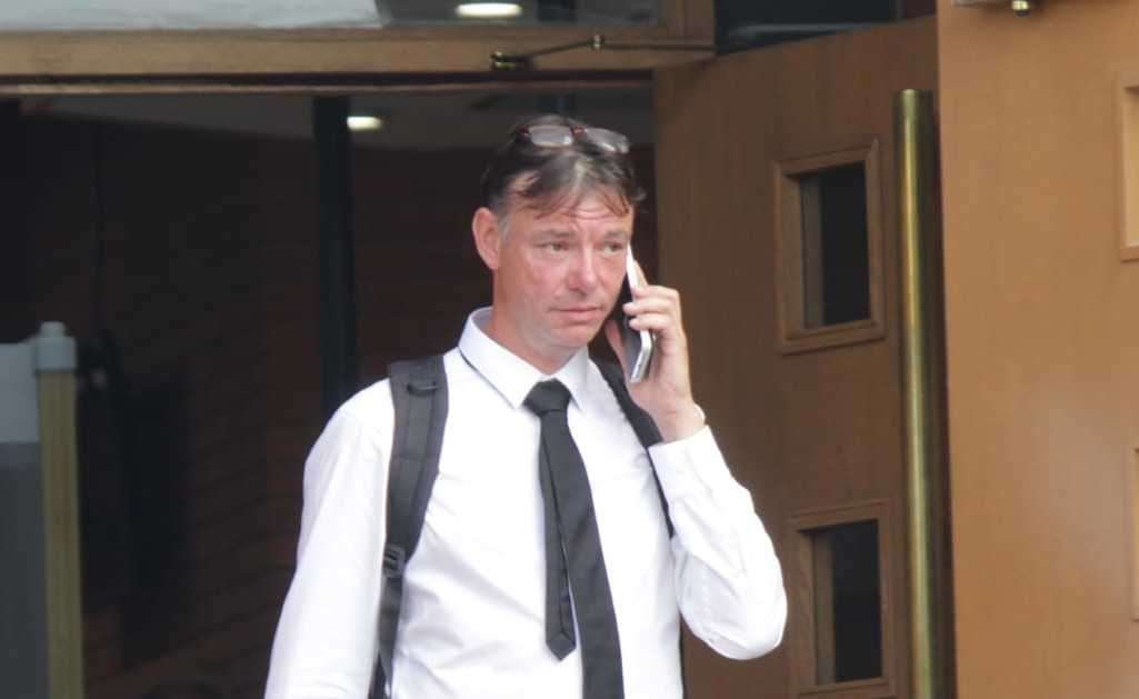 Jason Holman leaving Canterbury Crown Court