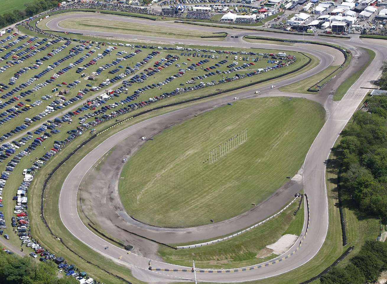 The scene at Lydden for last year's Wolrd Rallycross meeting Picture: Matt Bristow