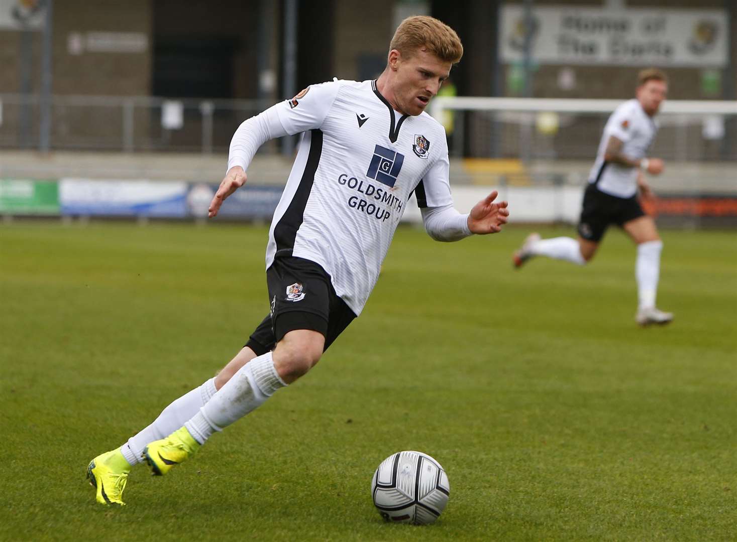 Jack Barham in full flow for Dartford. Picture: Andy Jones (42745544)