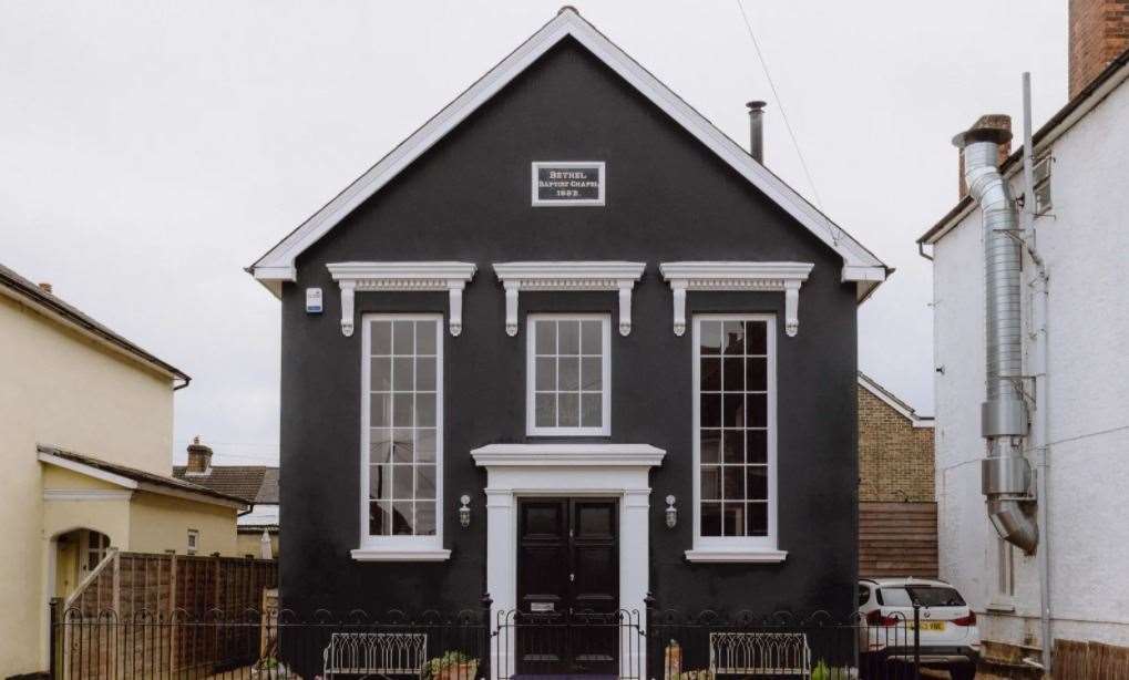 The four-bedroom detached former chapel in Western Road, Southborough Tunbridge Wells Picture: Inigo agents