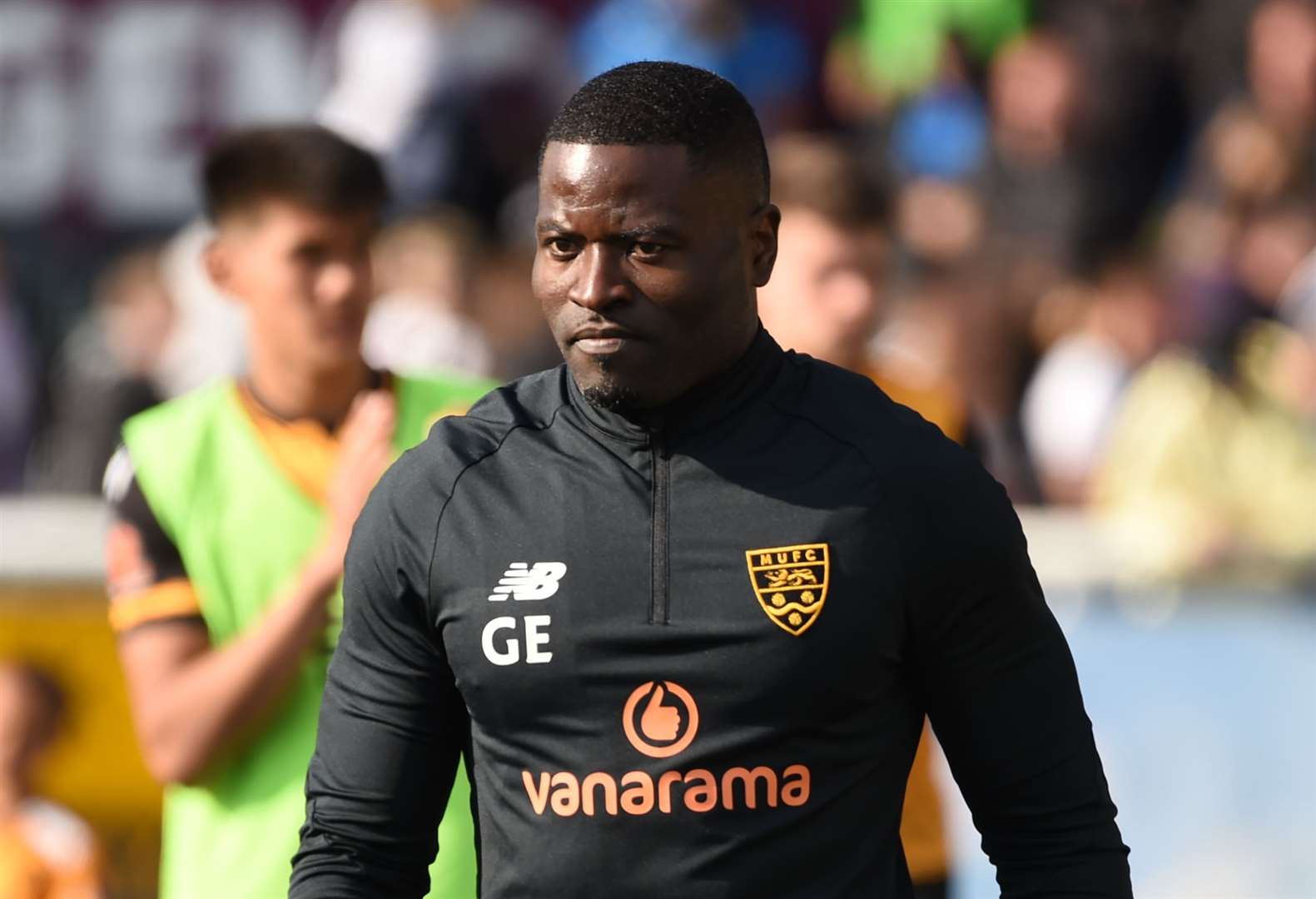 Maidstone United manager George Elokobi. Picture: Steve Terrell