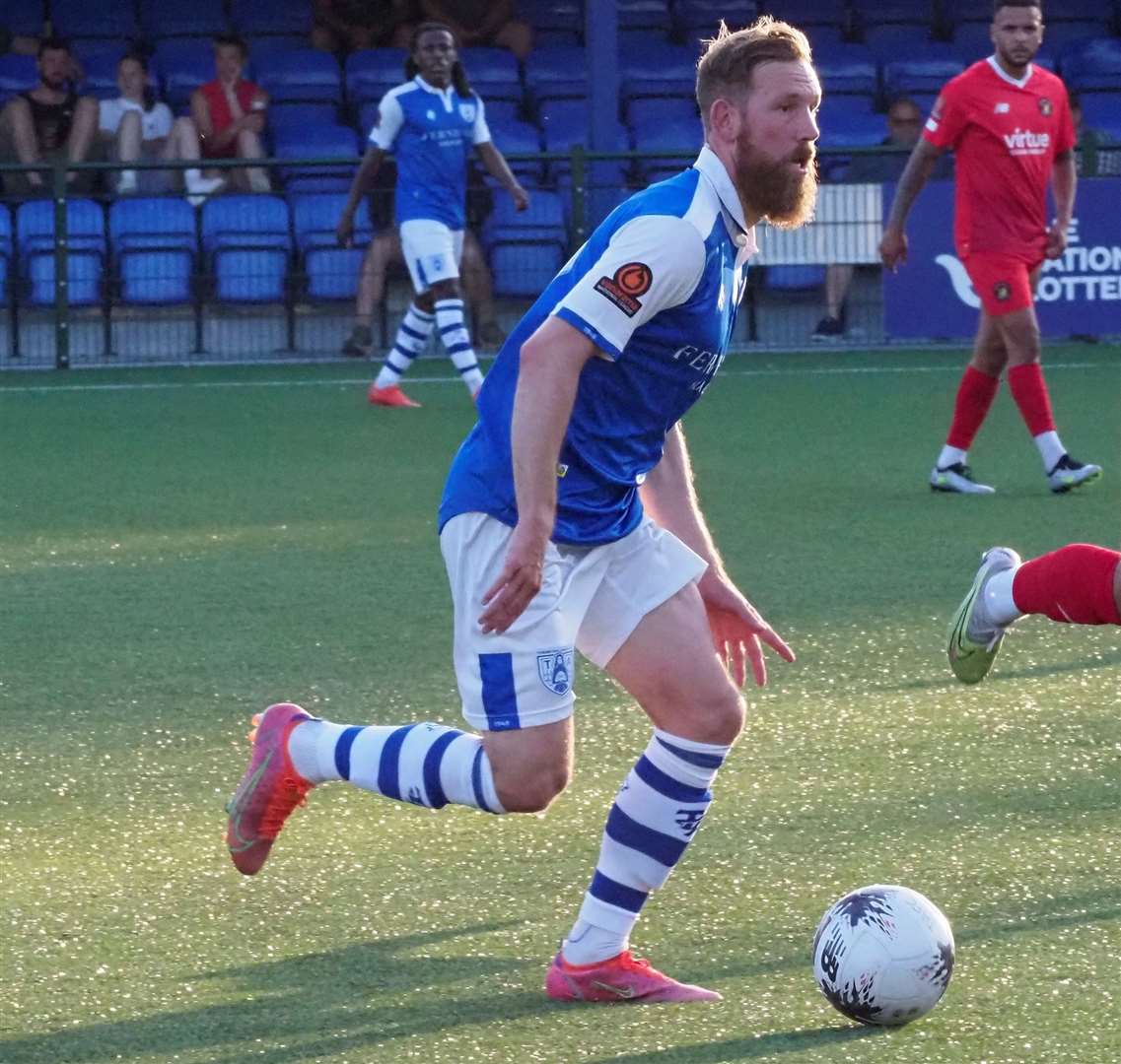 Tonbridge captain Scott Wagstaff – will remain with the club next season. Picture: David Couldridge.