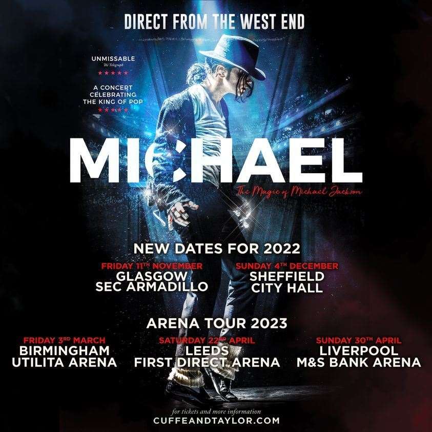 Ben Bowman's arena dates for his Michael Jackson tribute show (58492562)