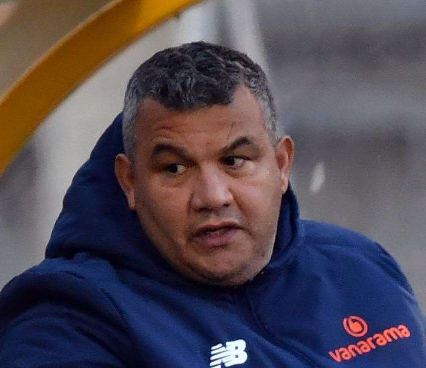 Maidstone United manager Hakan Hayrettin Picture: Keith Gillard