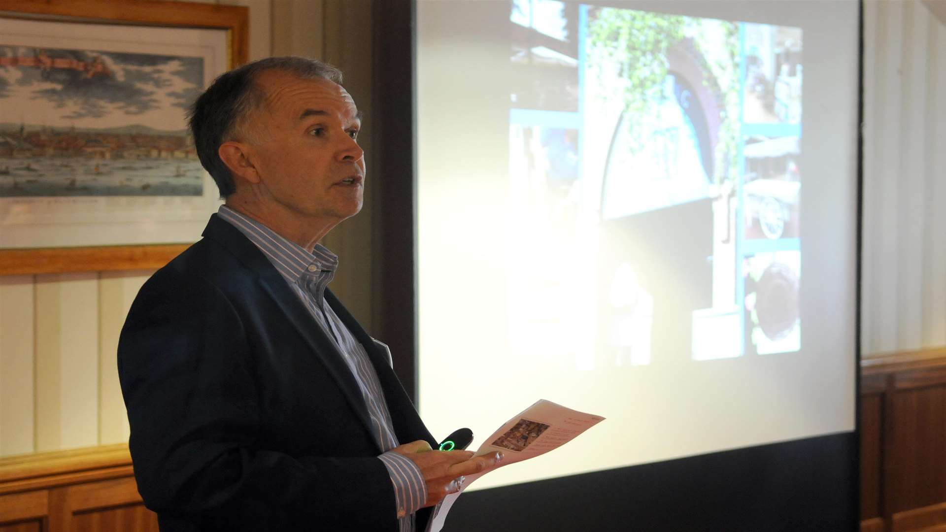 Ashford Borough Council’s head of planning and development Richard Alderton at the Ashford Economic Development Seminar