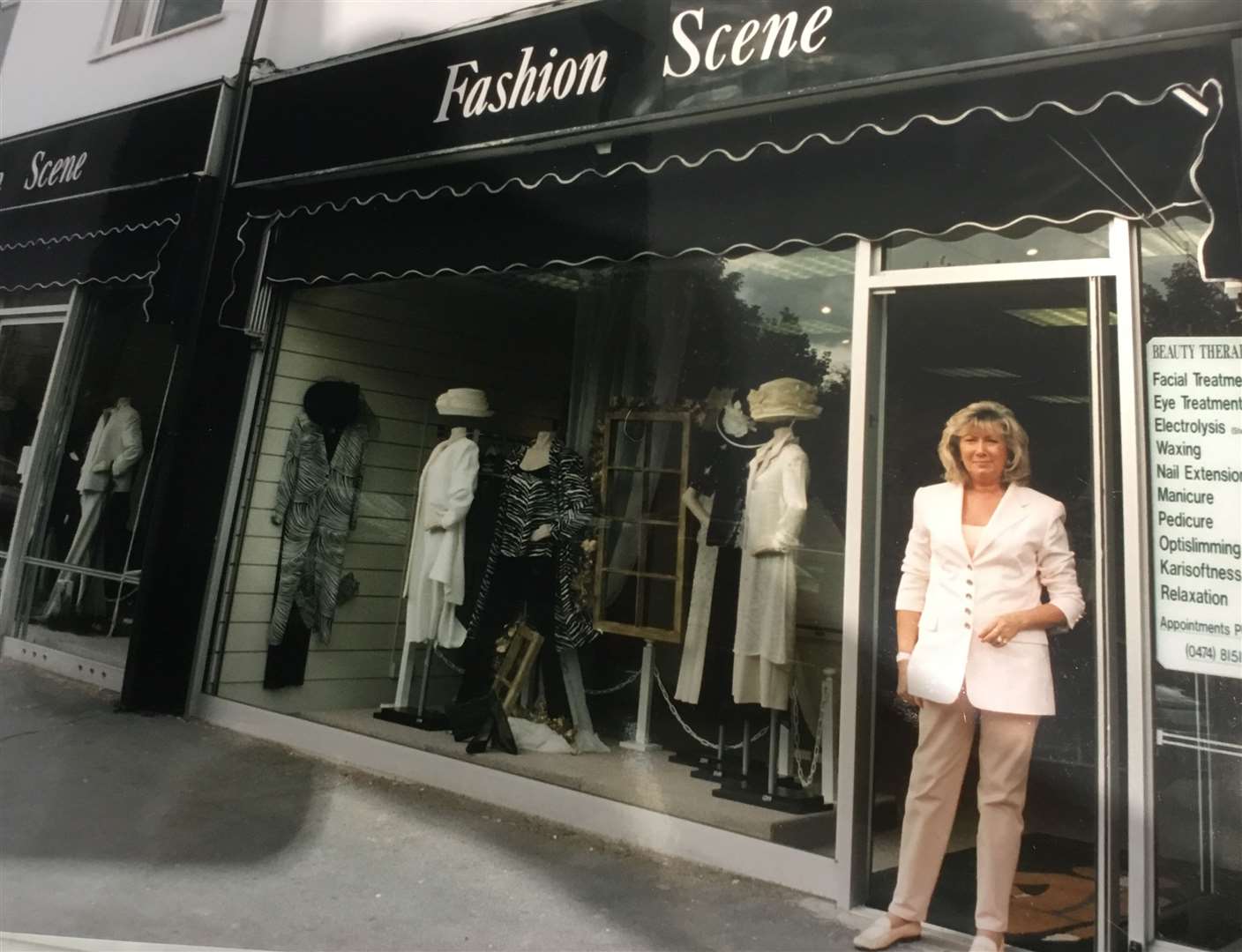 Maura Thomas outside her store. Picture: Maura Thomas