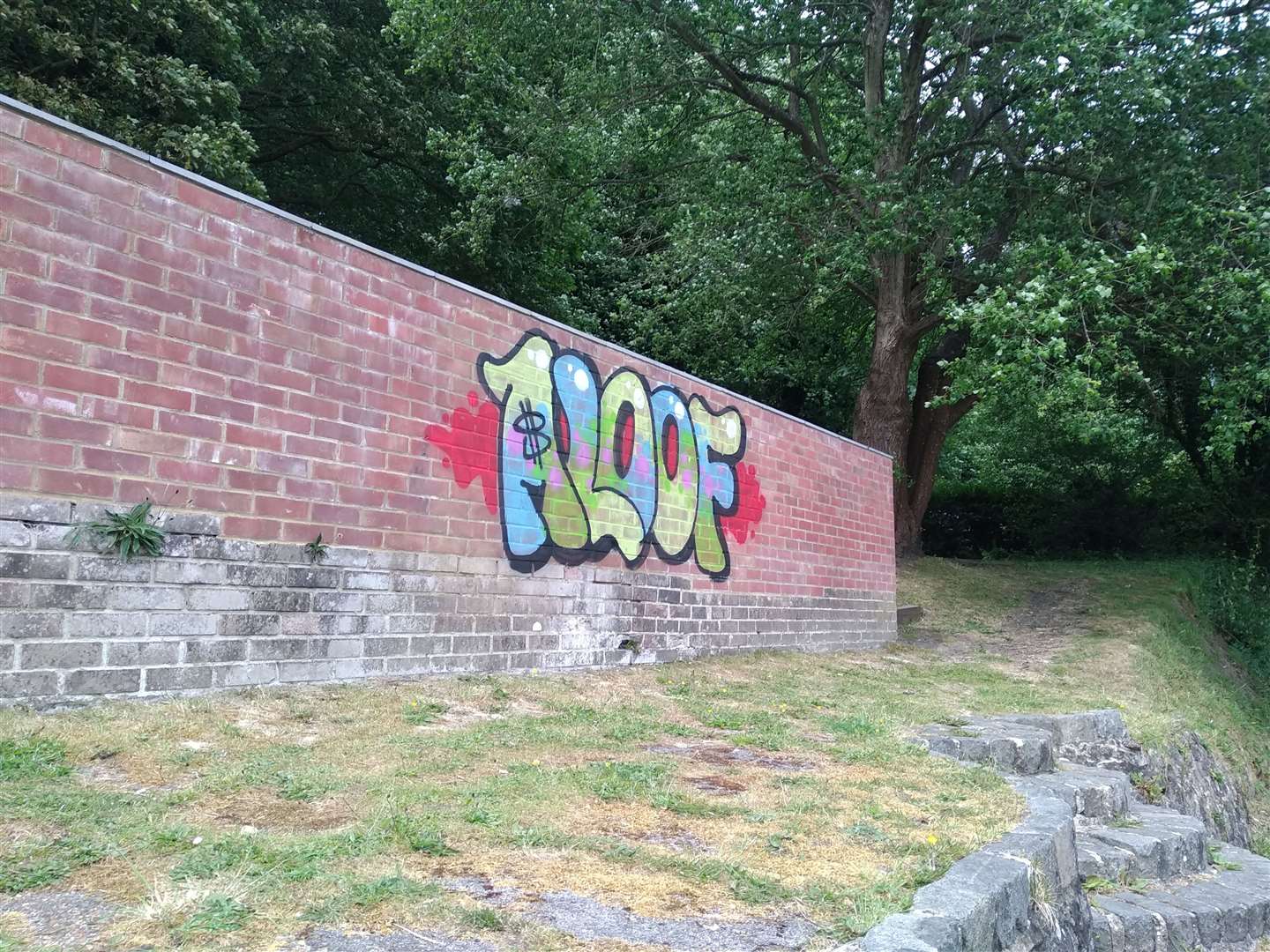 More graffiti at Sandgate Park. Picture: Cllr Tim Prater