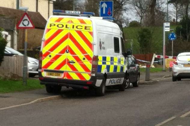 Police have cordoned off parts of Dickens Road